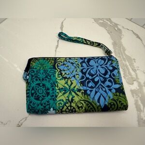 Vera Bradley Caribbean Sea zipper clutch wallet